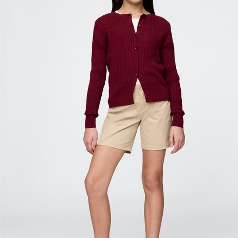 GAP Kids Burgundy School Cardigan - Picture 2 of 7